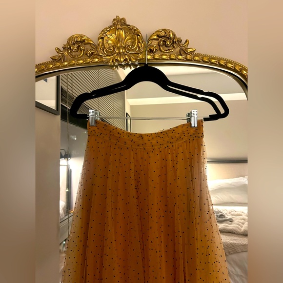 Sezane Masha Tulle Skirt Rose Beige Size US 6 / FR 38 - Picture 4 of 10